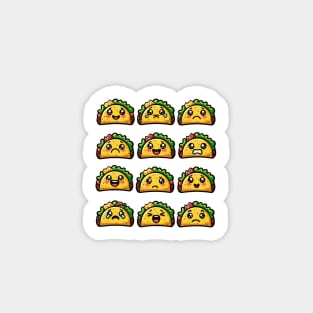 Taco Emojis - Deliciously Expressive! Sticker